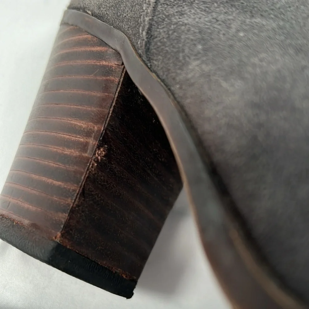 Lucky Brand Grey Suede Eller Ankle Boots